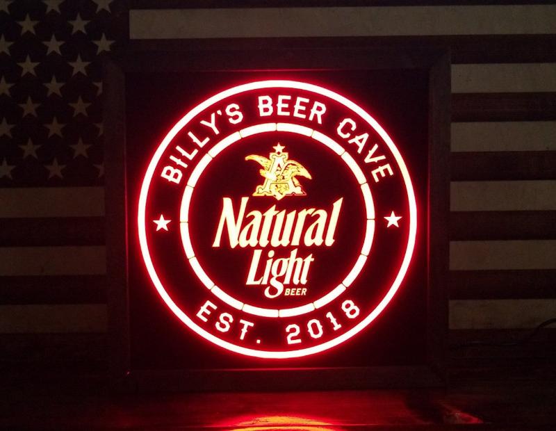 natural light neon sign