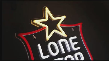 lone star beer neon sign