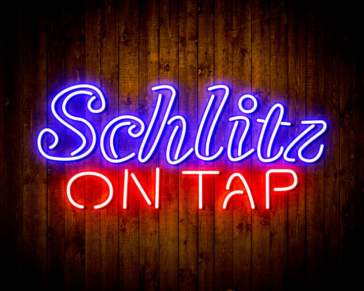 schlitz on top signs